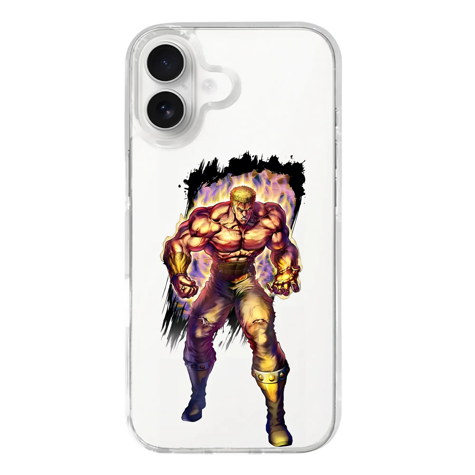 北斗の拳 グッズ,ラオウ - iPhone 17シリーズ 透明スマホケース – 薄型・耐衝撃・精密フィット保護カバー